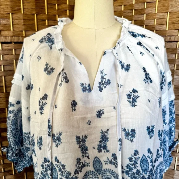 NWT Nanette Lepore floral print summer top S - Picture 2 of 12